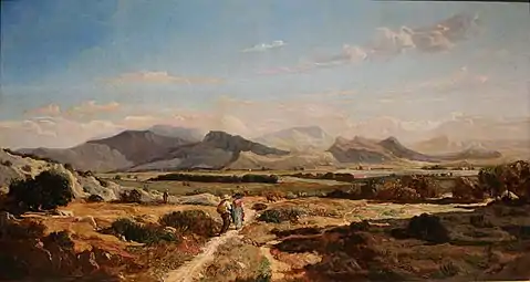 Les Collines d'Allauch (1862)musée des Beaux-Arts de Marseille.