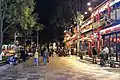 La rue Dongzhimen neidajie de nuit (octobre 2020)
