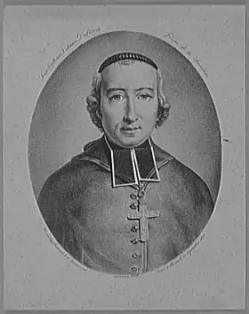 Monseigneur Dubourg, évêque de la Louisiane de 1815 à 1825.
