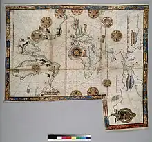 Carte du monde, 1543