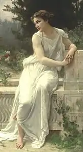 Jeune femme de Pompéi à une terrasse[réf. nécessaire]