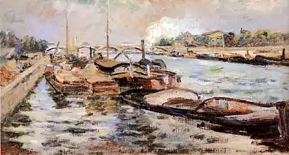 La Seine, 1867, Saint-Pétersbourg, musée de l'Ermitage.