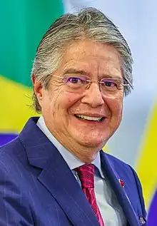 Le président équatorien Guillermo Lasso en 2023.