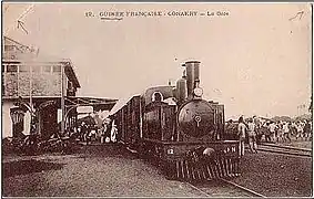 Corpet-Louvet (1009-1905) no 12, du chemin de fer de Conakri à Kankan en Guinée