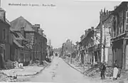La rue de Ham vers 1920.