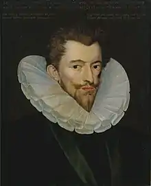 Le duc de Guise portant une fraise (godron).