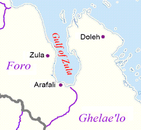 Le golfe de Zula et la péninsule de Buri.