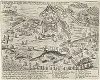 Siège et capture de Julich par Hendrik van den Bergh en 1622.