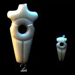 Figurines hamangiennes, Musée archéologique de Constanța.