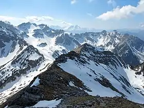 Vue de la Gumpenkarspitze.