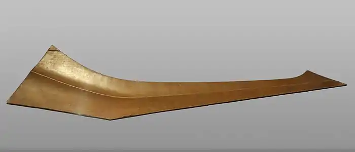 Casse-tête (Gunstock war club) (vers 1760), tribu indienne des Sauks, bois.