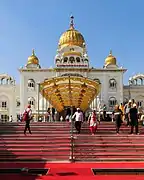 La gurdwara Bangla Sahib