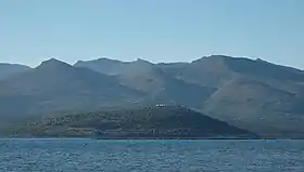 Vue du Gourougou depuis la lagune de Nador.