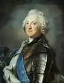 Portrait d’Adolphe-Frédéric de Suède, roi de Suède, pastel, v. 1750.