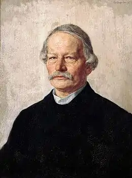 Portrait de l'écrivain Gustav Freytag, 1886–1887