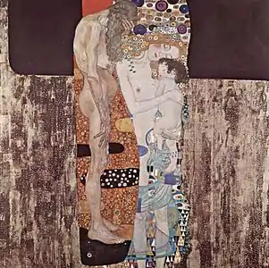 Les Trois Âges de la femme (1905), huile sur toile (180 × 180 cm), galerie nationale d'art moderne (Rome).