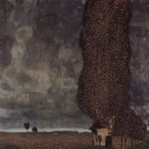 Die Große Pappel oder Aufziehendes Gewitter (1903).