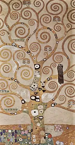 Arbre de vie, vu par Gustav Klimt.