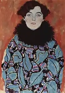 Portrait de Johanna Staude (1917-1918), huile sur toile (70 × 50 cm), Österreichische Galerie Belvedere (Vienne).