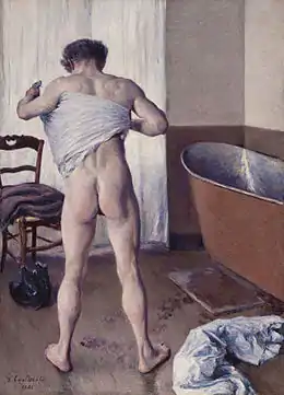 Gustave Caillebotte, Homme au bain, 1884