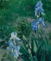Iris bleus, jardin du Petit Gennevilliers, 1892Toronto, Art Gallery of Ontario.