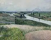 Gustave Caillebotte : La Seine à la Pointe d'Épinay (vers 1888).