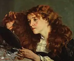 Jo, la belle Irlandaise, par Gustave Courbet.