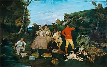 Le Déjeuner de chasse (Courbet) (en) de Gustave Courbet