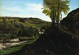 Gustave Courbet, La Vallée d'Ornans (1858)