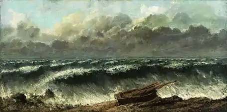 Gustave Courbet, La Vague, 1869.