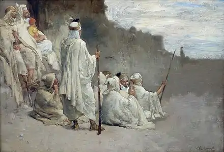 Guerriers arabes au repos (vers 1886), musée des Beaux-Arts de Brest.