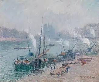 Port d'Henri IV, Paris (1918), localisation inconnue.
