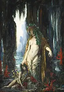 Gustave Moreau, Le Poète et le Sirène (1893), collection particulière.
