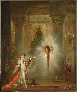 L'Apparition, huile sur toile (1876/1877).