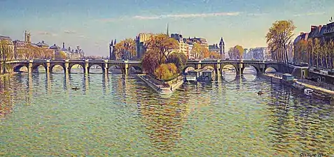 Le pont Neuf à Paris (1941), localisation inconnue.