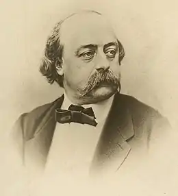 Photographie représentant Gustave Flaubert.