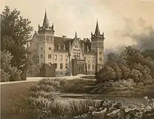 Château de Rosbitek dans la Marche de Brandebourg