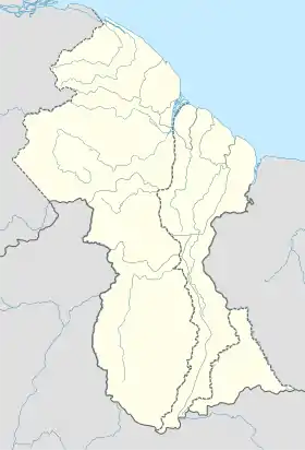 voir sur la carte du Guyana