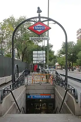 Image illustrative de l’article Guzmán el Bueno (métro de Madrid)