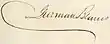 Signature de Antonio Guzmán Blanco