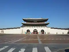 La porte de Gwanghwamun en 2014