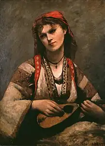 Gitane à la mandoline, 1874Musée d'art de São Paulo.