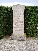 Monument au 2e bataillon de chasseurs à pied , 27 nov. 1870