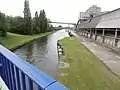 Canal de la Marne au Rhin à Héming.