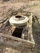 L'avaleresse a de longue date été reconvertie en puits d'eau.