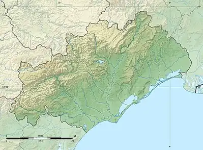 Voir sur la carte topographique de l'Hérault