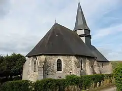 Le chevet de l'église.