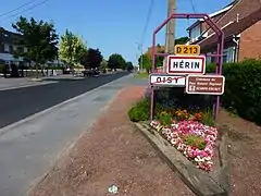 Entrée de Hérin par Oisy