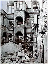 Hôtel Gouin en ruines, 1940
