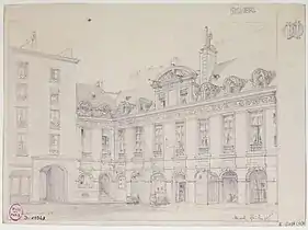 Hôtel d'Effiat dessin